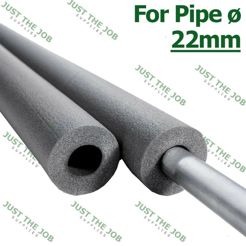 10m x 22-25mm Climaflex Pipe Insulation Foam Lagging Wrap Copper Plastic