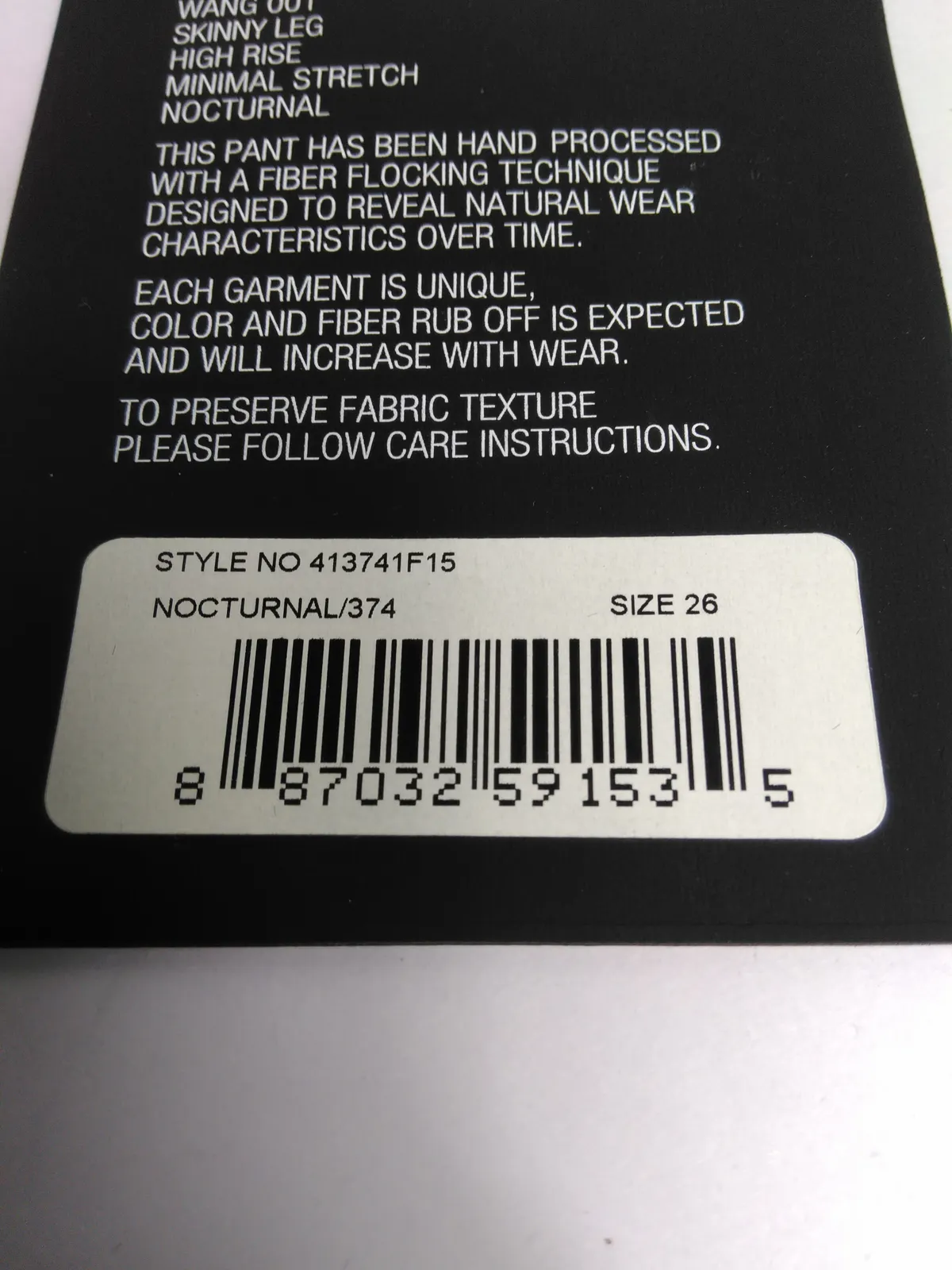 Alexander Wang - AW001 Slim Flocked Jeans