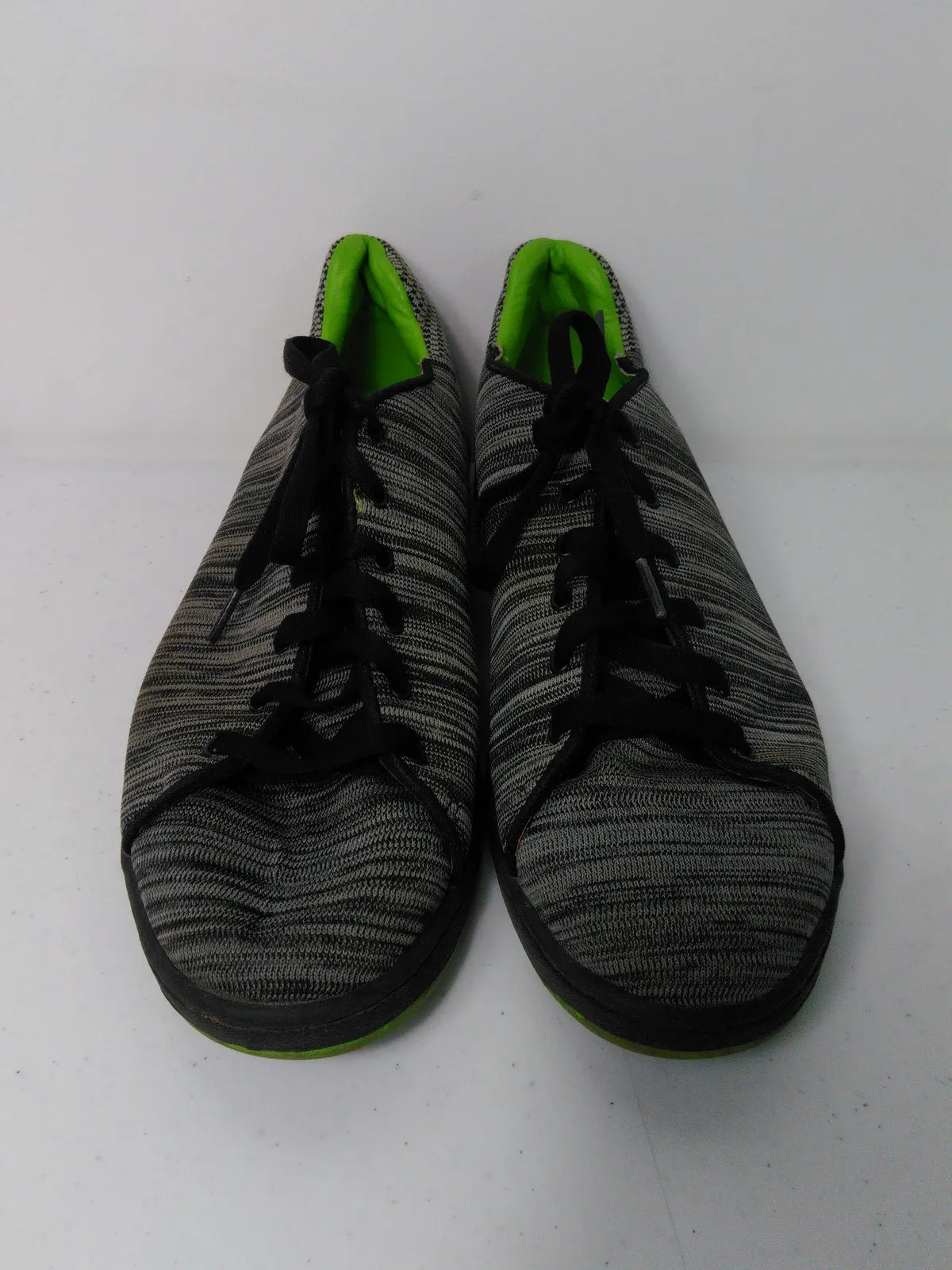 LONSDALE DESIGNER GREY LACE UP TRAINER DECK SHOES UK 10 EURO 44