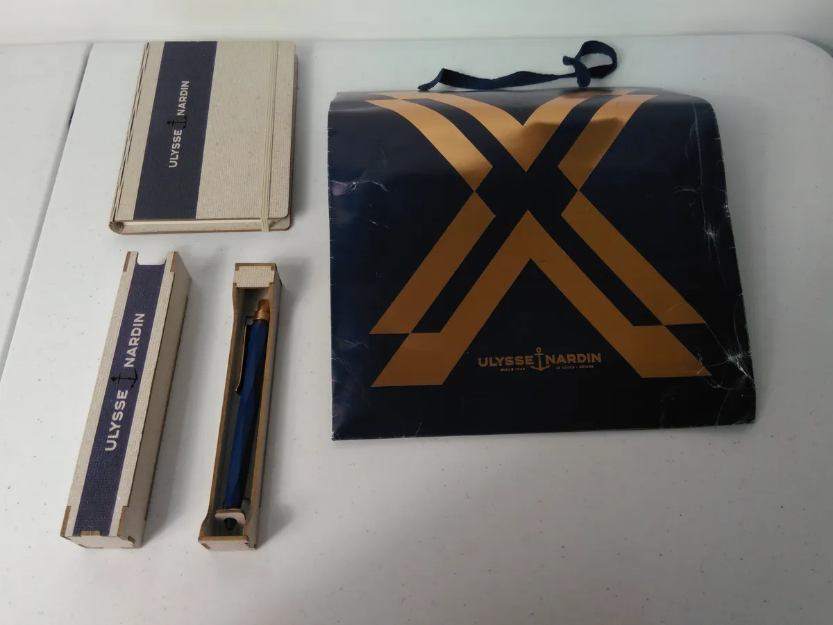Ulysse Nardin Collectable Pen & Notebook Set New