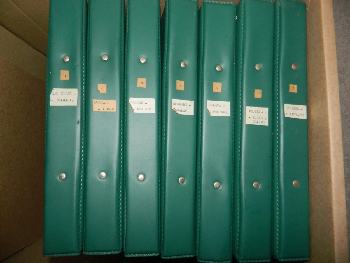 LARGE WORLD A - Z STAMPS COLLECTION IN 7 ALBUMS (ALL PERIODS)