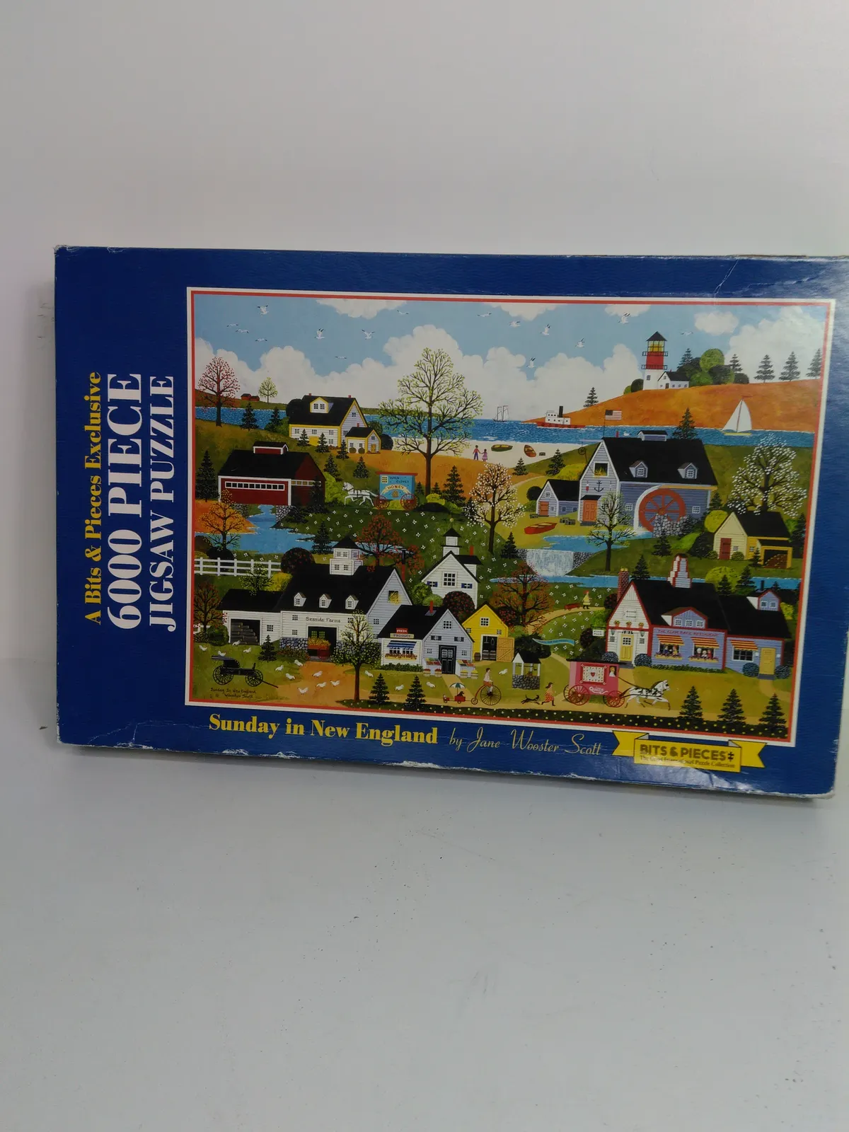 Bits & Pieces 6000 piece jigsaw puzzle - SUNDAY IN NEW ENGLAND - WOOSTER SCOTT