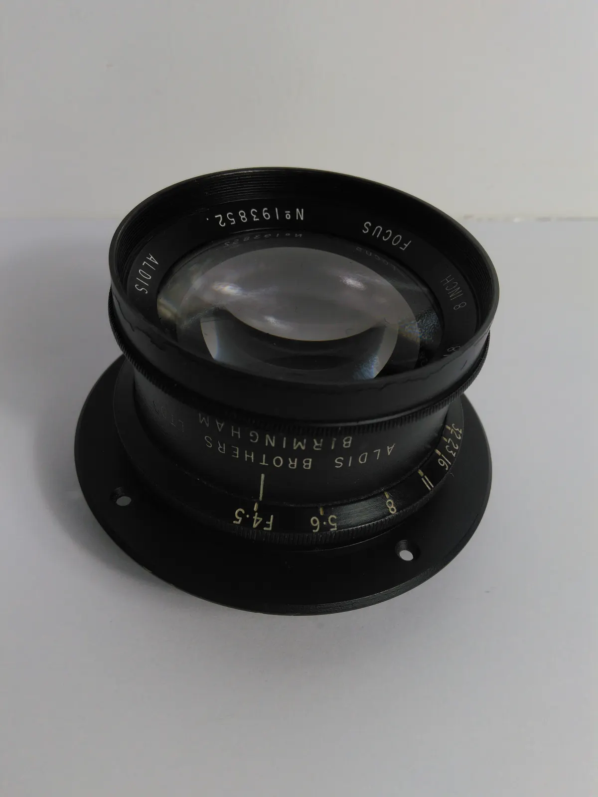 Aldis Anastigmat 8inch f4.5 (No.18) Large Format Lens - Superb Condition!