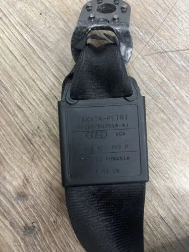 AUDI TT MK2 06-14 8J FRONT LEFT NEARSIDE PASSENGER (BLACK) SEAT BELT 8J8857705D