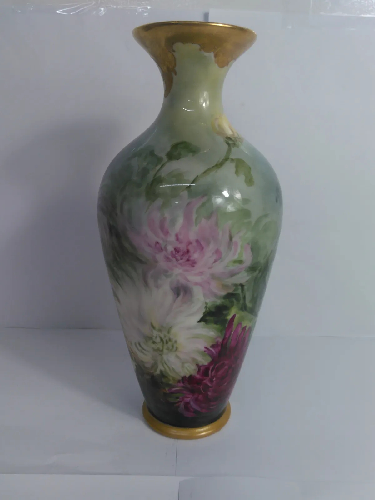 American Belleek Vase - Chrysanthemum