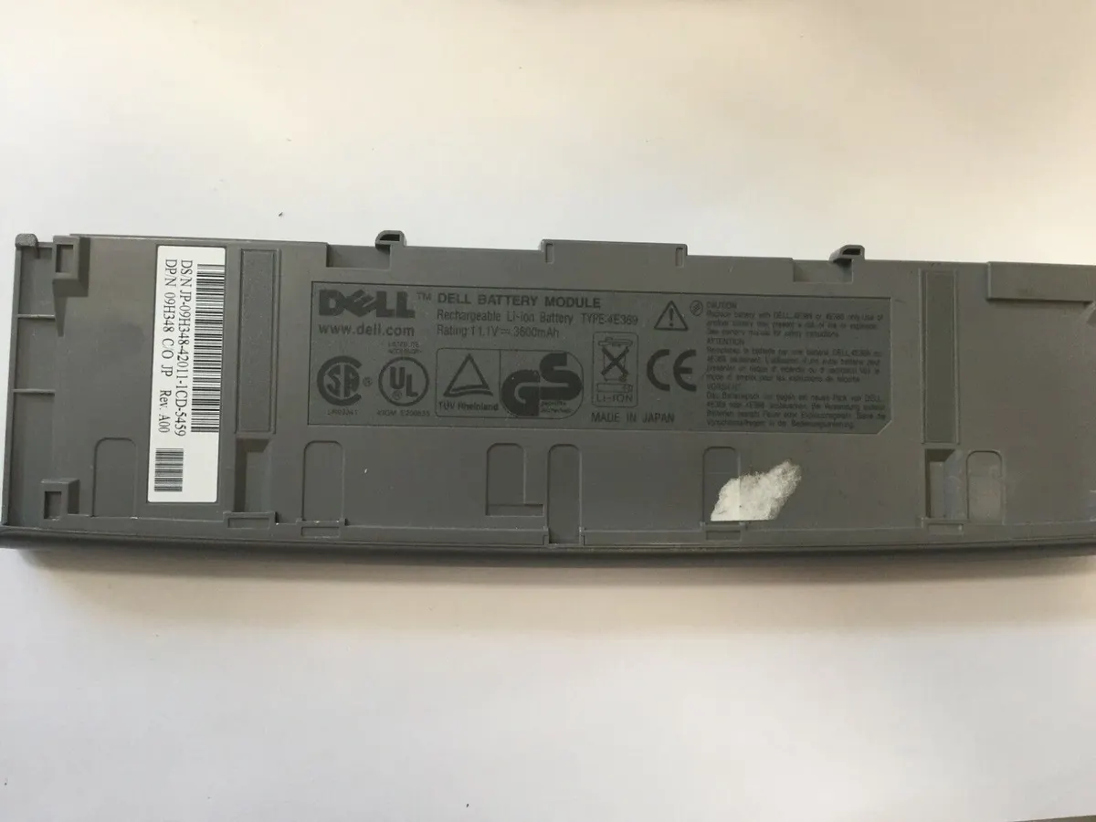 Genuine Dell Battery Module Type 4E369 09H348 3600mAh