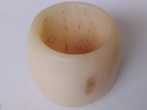 Antique Tibetan Yak  Bone Ring. Archers