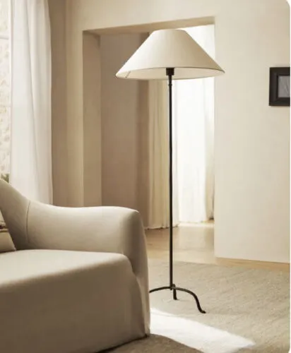 Zara Home Tripod Base Floor Lamp - Stylish Design - New Condition