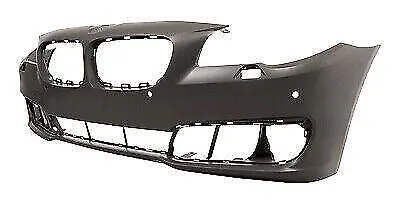 BMW 5 SERIES 2013 - 2017 FRONT BUMPER WITH WASHER & SENSOR HOLES OE 51117332677