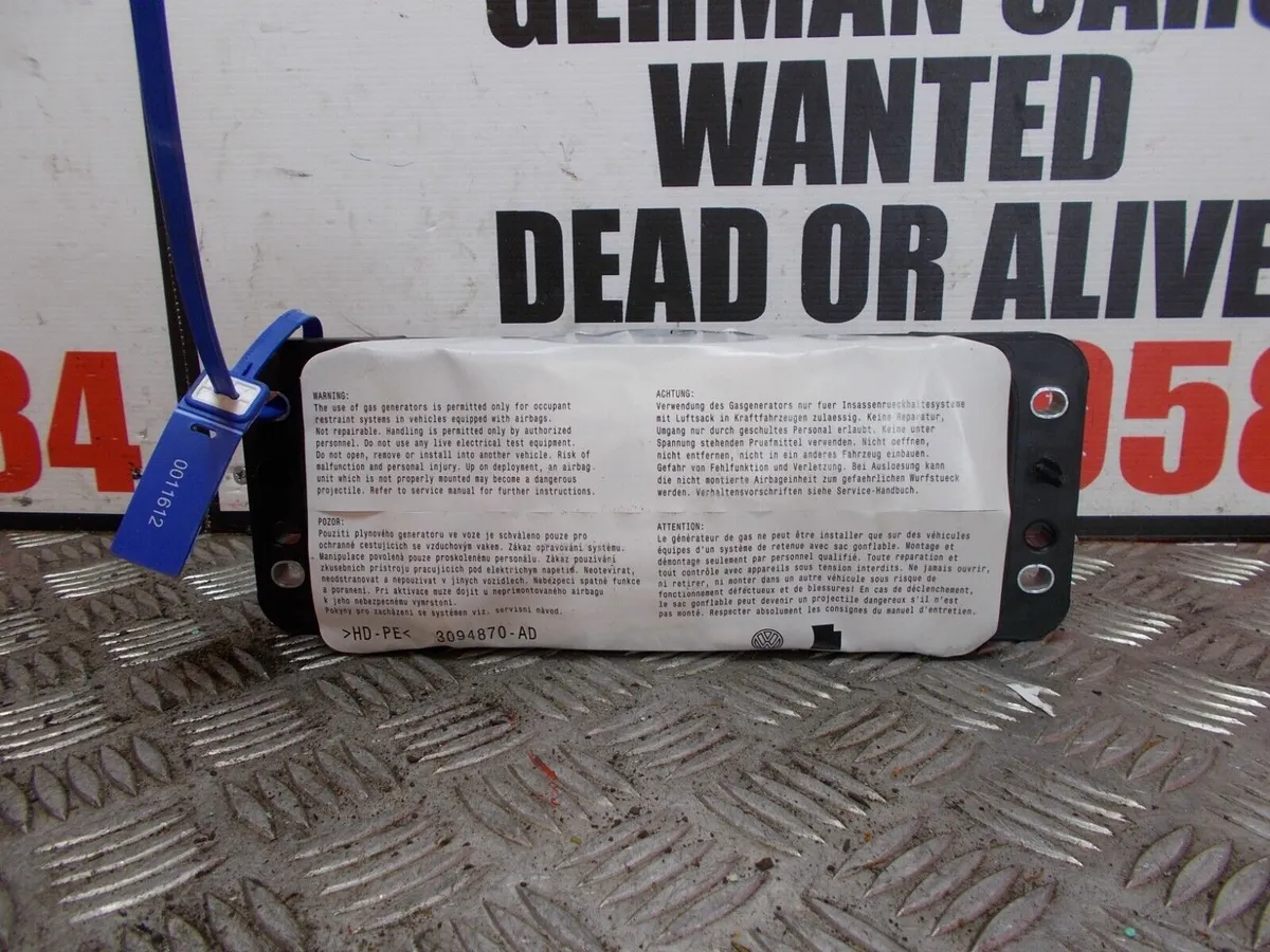 VW POLO / SEAT ARONA IBIZA PASSENGER DASH @ BAG 6F0880204D