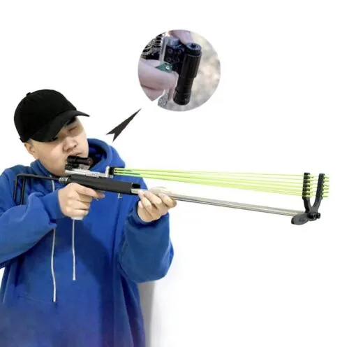 Catapult Rifle With Laser shooting accessories