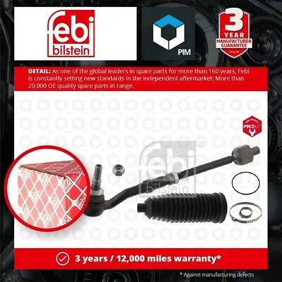 Steering Rod Assembly fits BMW M5 E60, E61 5.0 04 to 10 S85B50A 32106774347 Febi