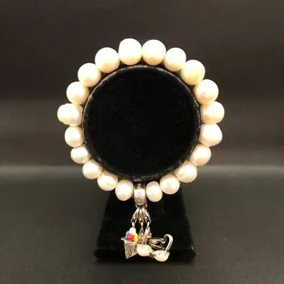 Thomas Sabo Pearl Charm Bracelet Star Ice Cream Cone Bra Charms RMF52-RP