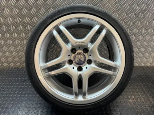 GENUINE MERCEDES CLK AMG W209 FRONT 18” ALLOY WHEEL + TYRE A2094014802