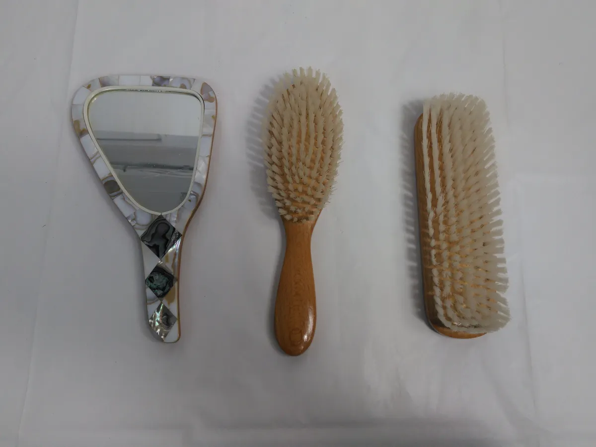 Vintage Womens Dressing Table Hairbrush Set