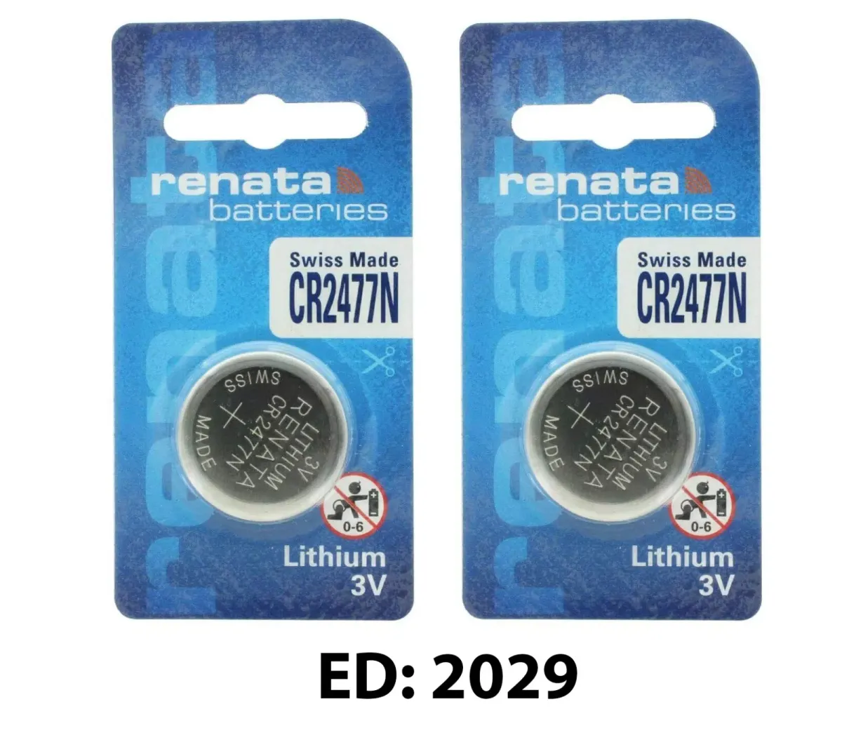 10 x RENATA CR2477N 3 Volt Lithium Cell Coin Battery BR2477 KCR2477 CR2477