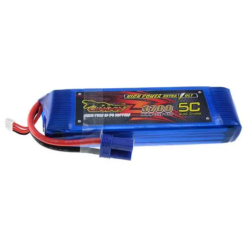 11.1V 3700mAh 3S RC LiPo Battery 65C - XT60