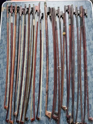 Old Violin Bows Job Lot For Restoration X23