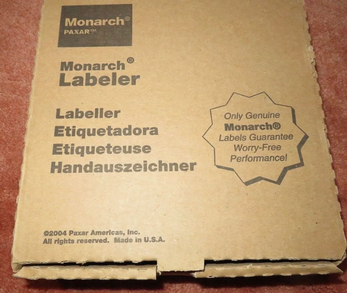 monarch paxer 1155 labeler