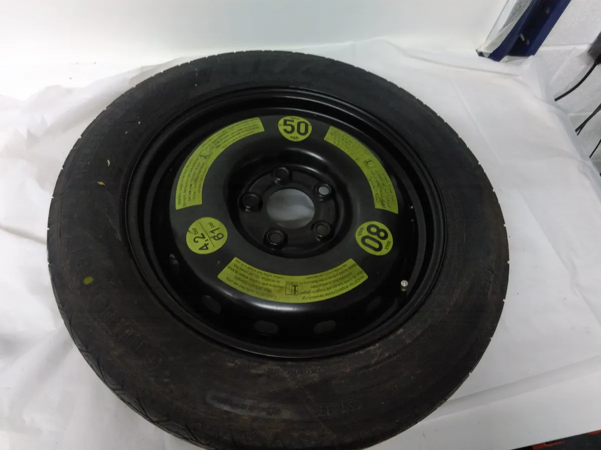 2014 -ON MINI CLUBMAN F54 16" SPACE SAVER SPARE WHEEL + JACK KIT (MB3)