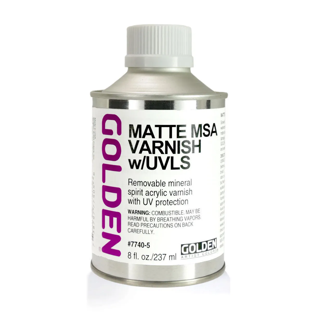GOLDEN ACRYLIC : MSA Varnish Matte : 118ml/ 4 o z