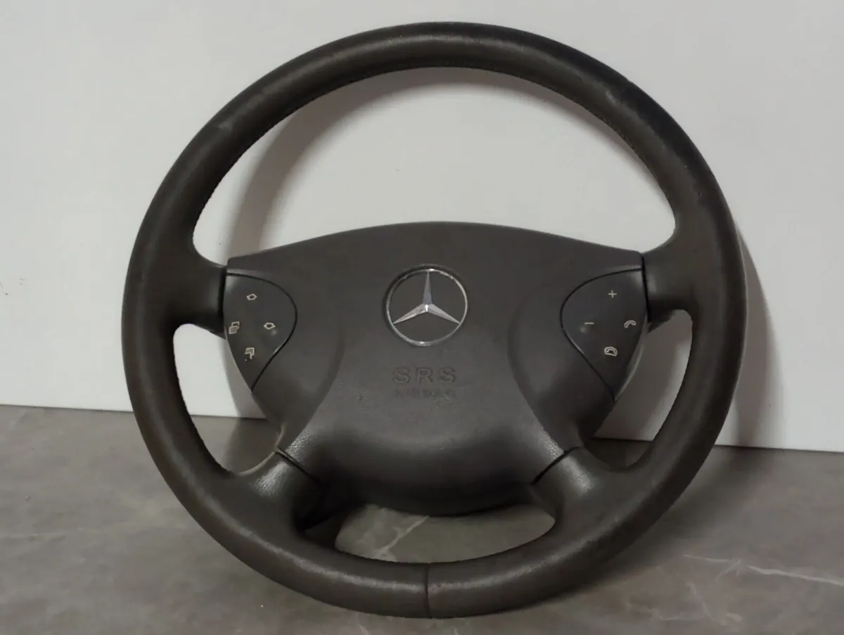 Mercedes E Class W211 Multifunctional Steering Wheel 2006 Black A2114600203