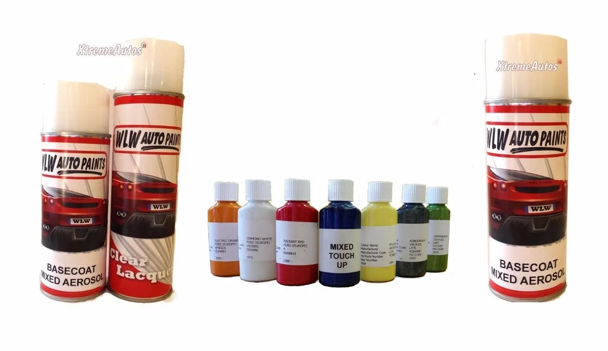 FOR CITROEN XM Car Body Paint BASECOAT AEROSOL & LACQUER KIT (GREY)