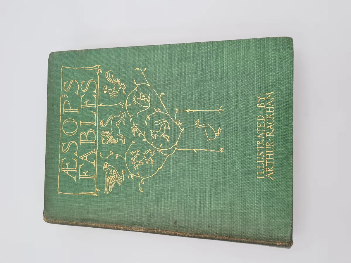 Aesop's Fables ARTHUR RACKHAM Illustrated Heinemann 1912 FIRST TRADE EDITION