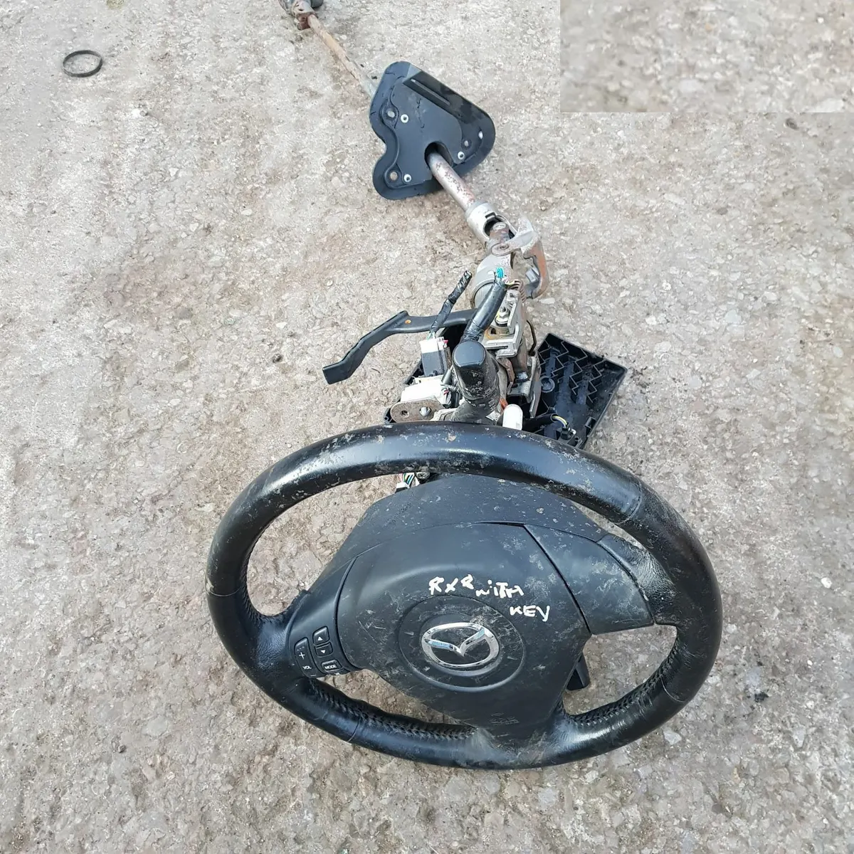 MAZDA RX-8 Mk1 2002-2008 Steering Wheel and Column with Ignition and Key