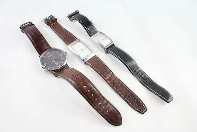 Mens Assorted Designer Brand Watches Quartz Hugo Boss D&G Working x 3