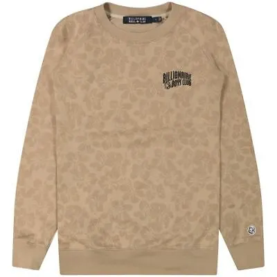 Billionaire Boys Club Brown All Over Print Sweatshirt Men's Size M