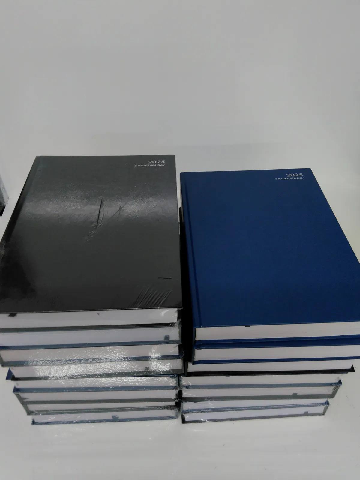 Wholesale Lot Bulk - 15x Martello 2025 A4 2 Pages per Day Desk Diary