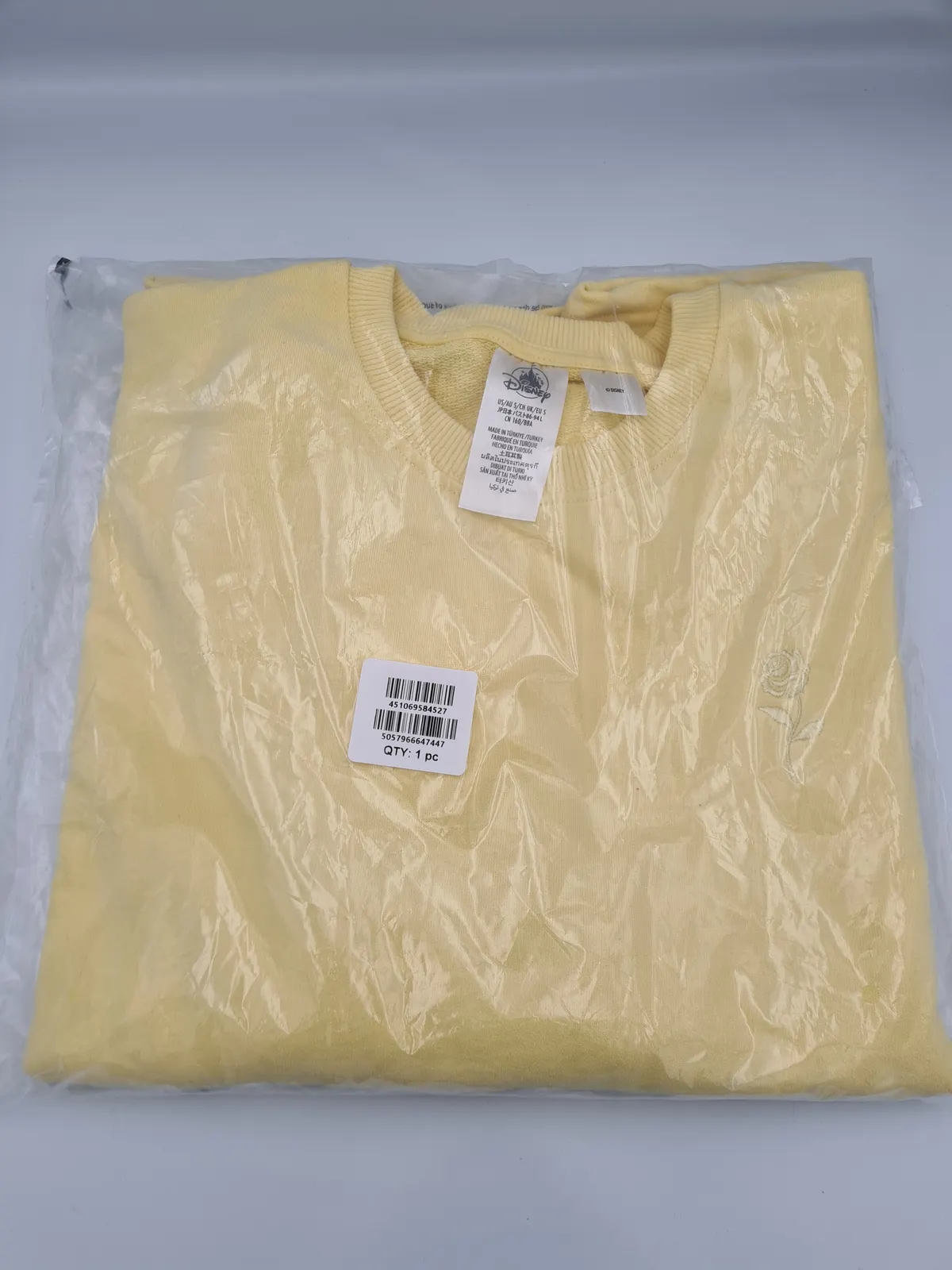 Disney - Yellow Belle Jumper/Sweatshirt For Adults, Beauty and the Beast EU S