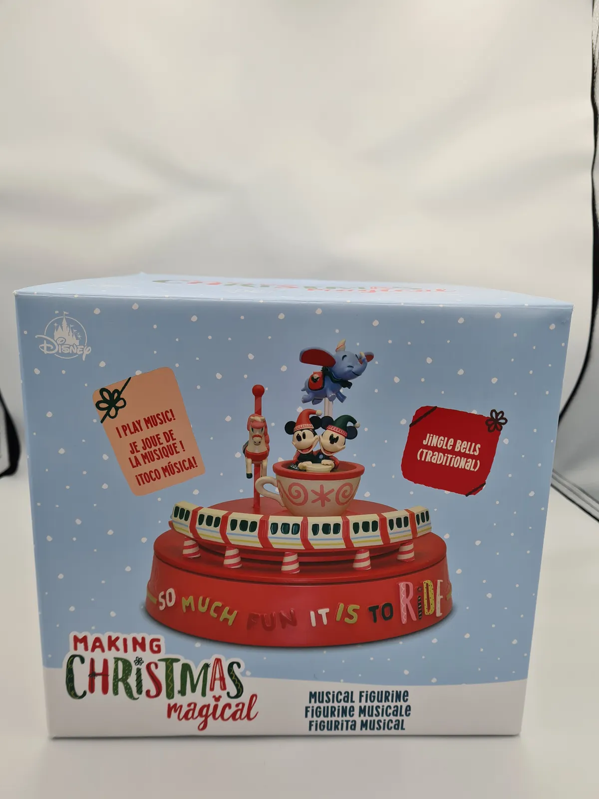 Mickey Mouse and Minnie Mouse Festive Musical Figure