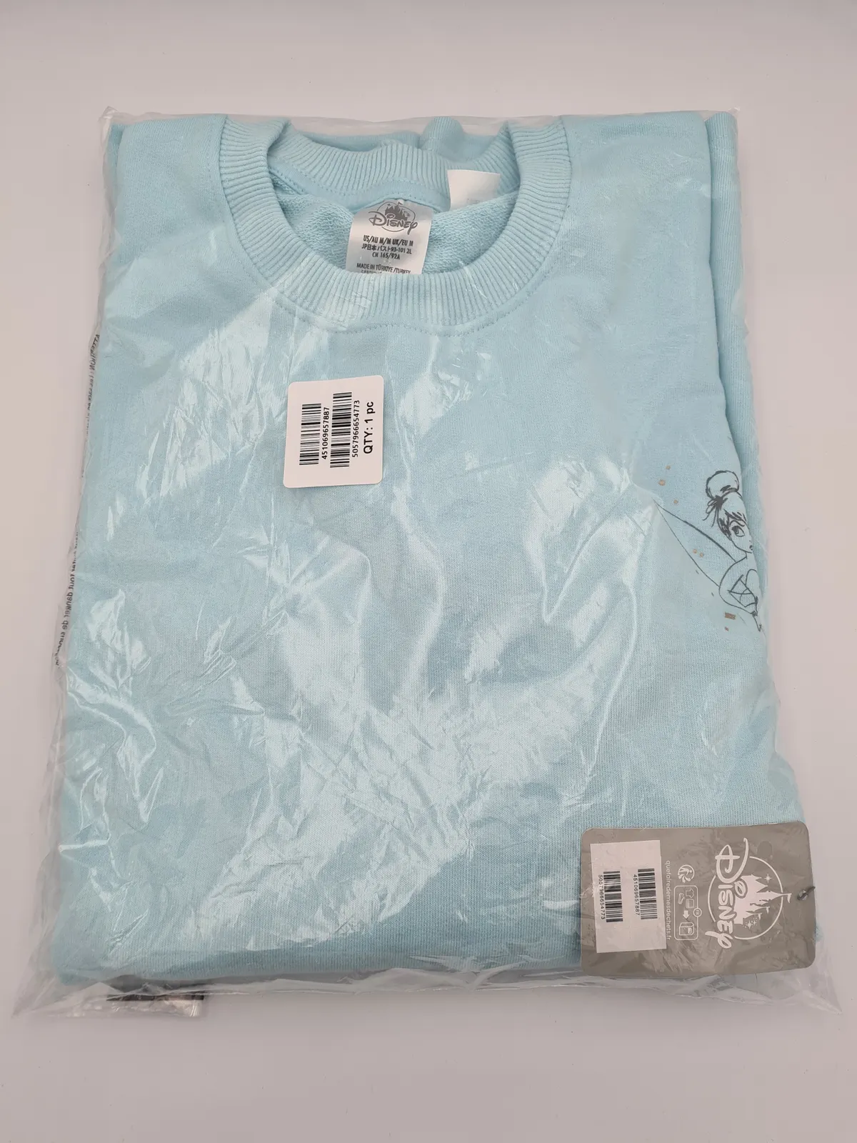 Tinker Bell Long Sleeve Top For Adults, Peter Pan - M