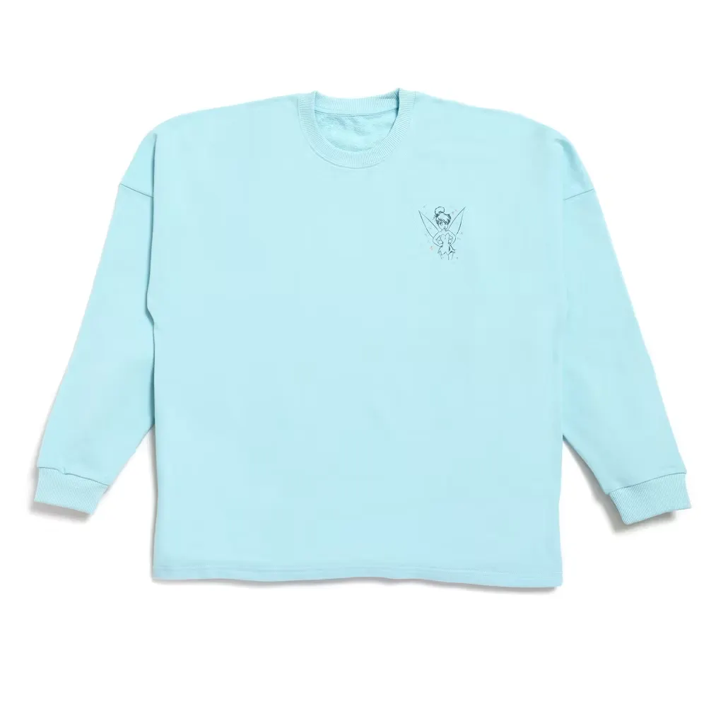 Disney Store Tinker Bell Peter Pan Adult Long Sleeve Sweatshirt Medium