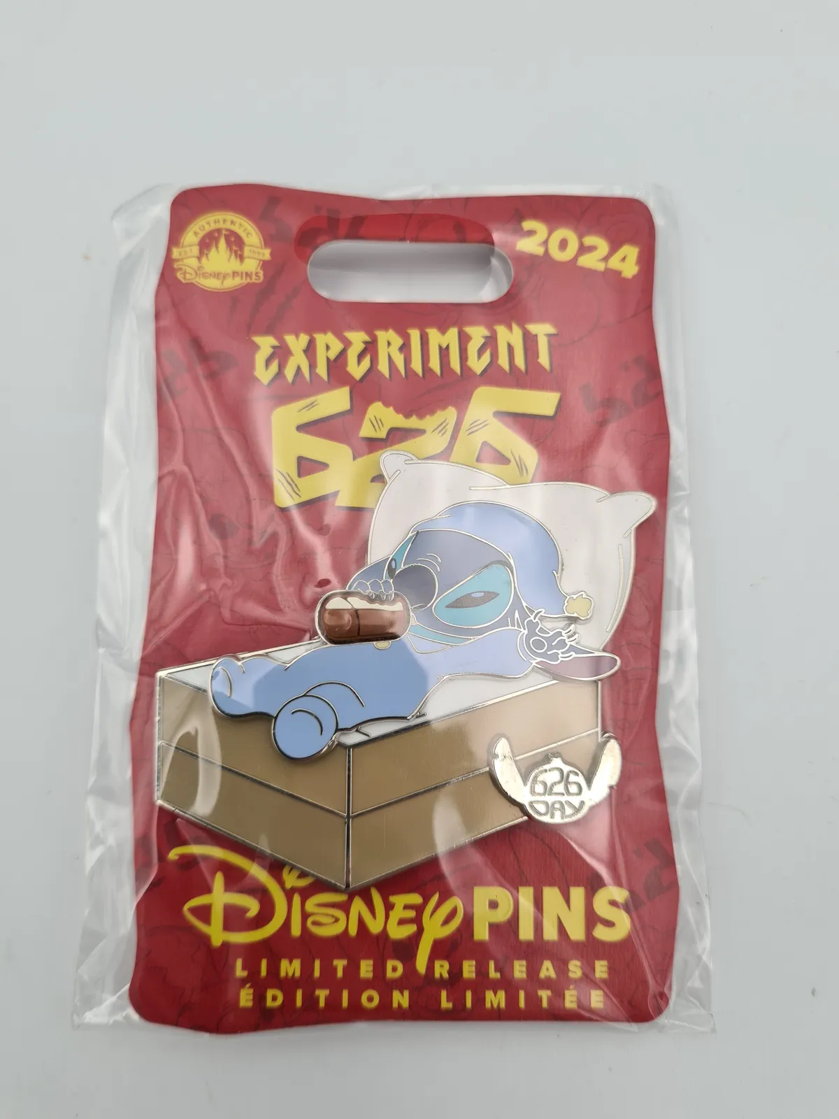 Stitch Experiment 626 Limited Release Scented Coffee Pin, 626 Day 2024