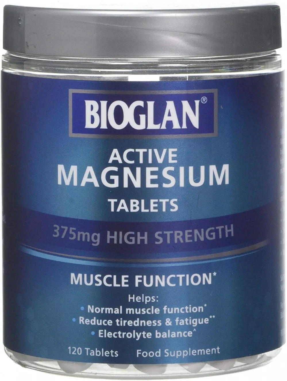 Bioglan Active Magnesium 120 Tablets | Muscle Function | NEW