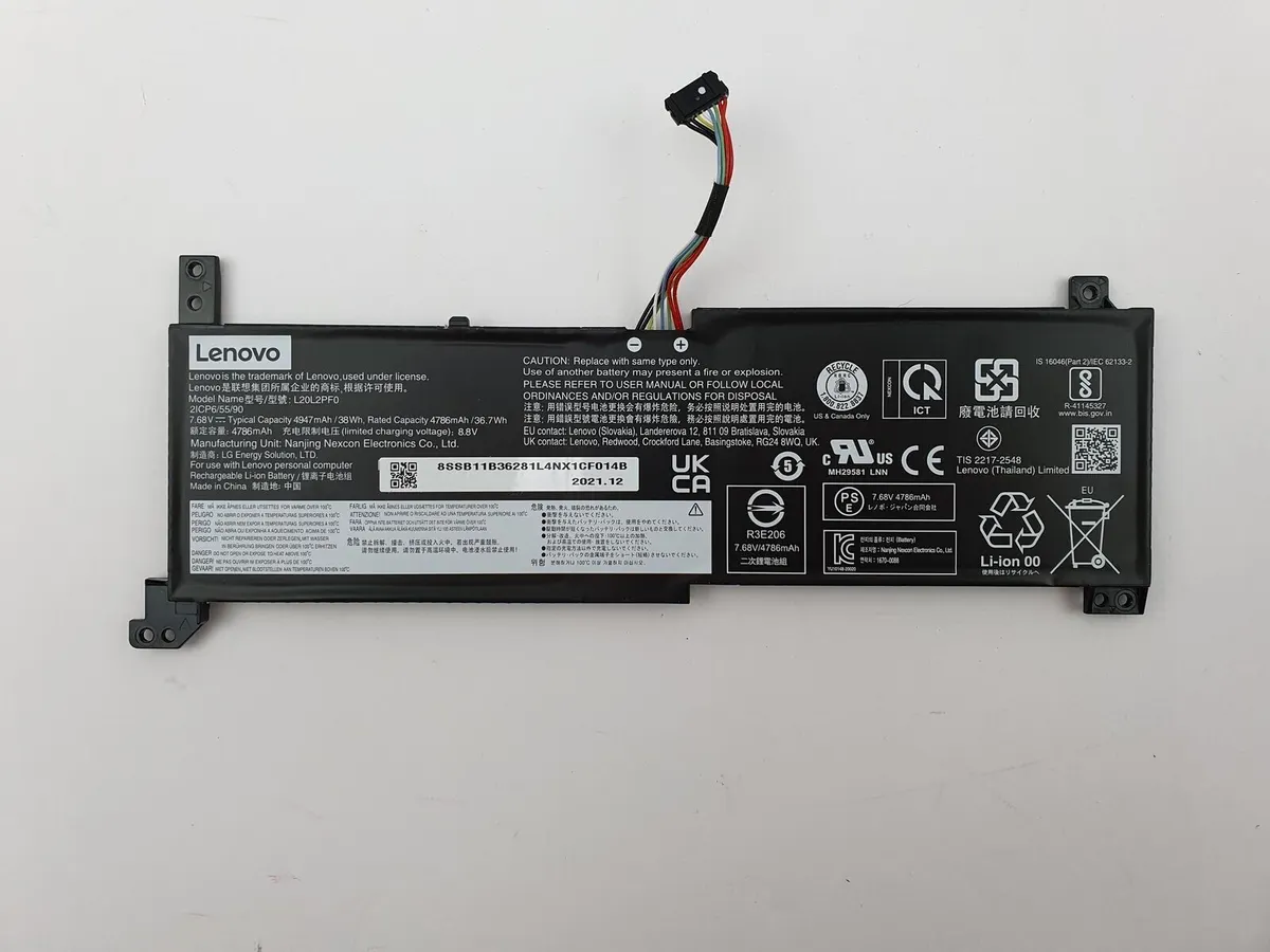 Genuine Lenovo Battery L20L2PF0 L20M2PF0 For Ideapad 3-14ITL6 3-15ITL6 3-17ITL6