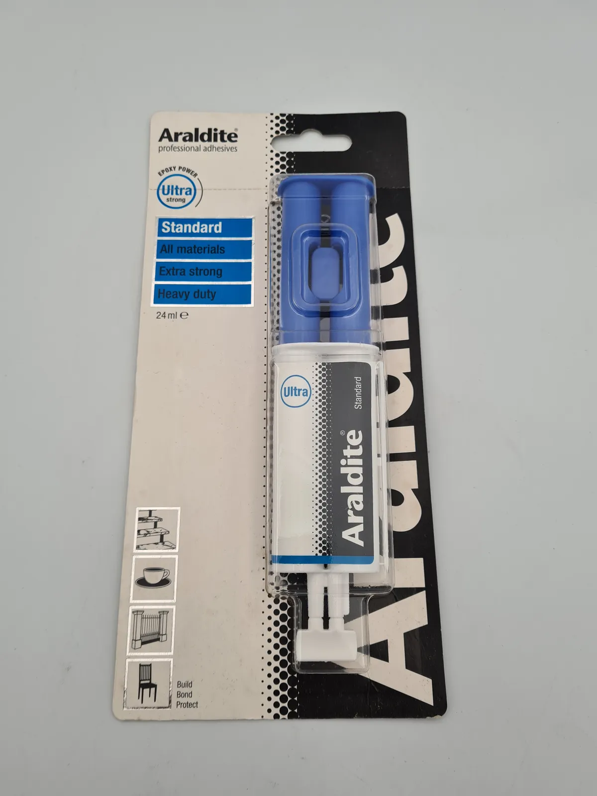 12 x Araldite Strong Epoxy Standard 24ML Syringe