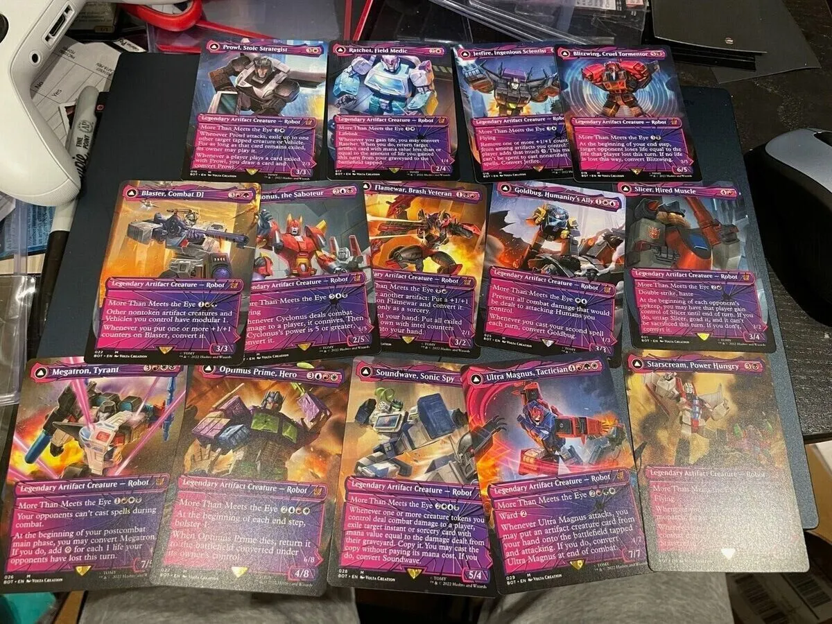 MTG Brothers' War - Shattered Glass Transformers BOT Complete Set - (14 Cards)