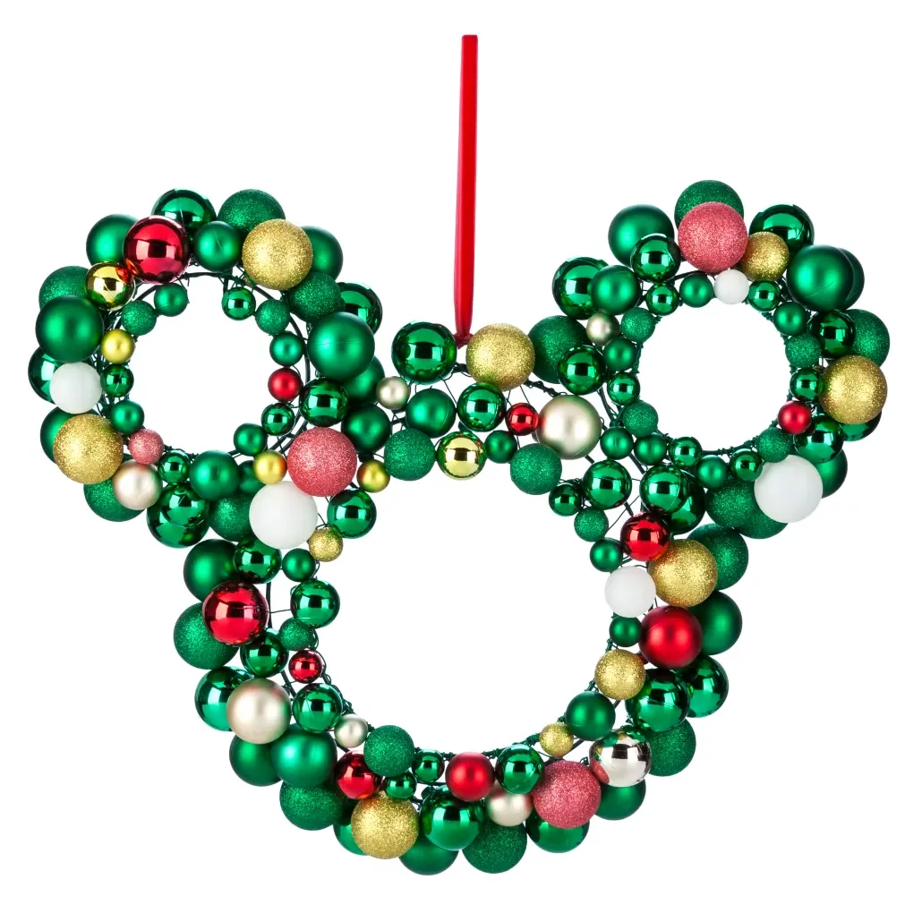 Mickey Mouse Icon Festive Wreath