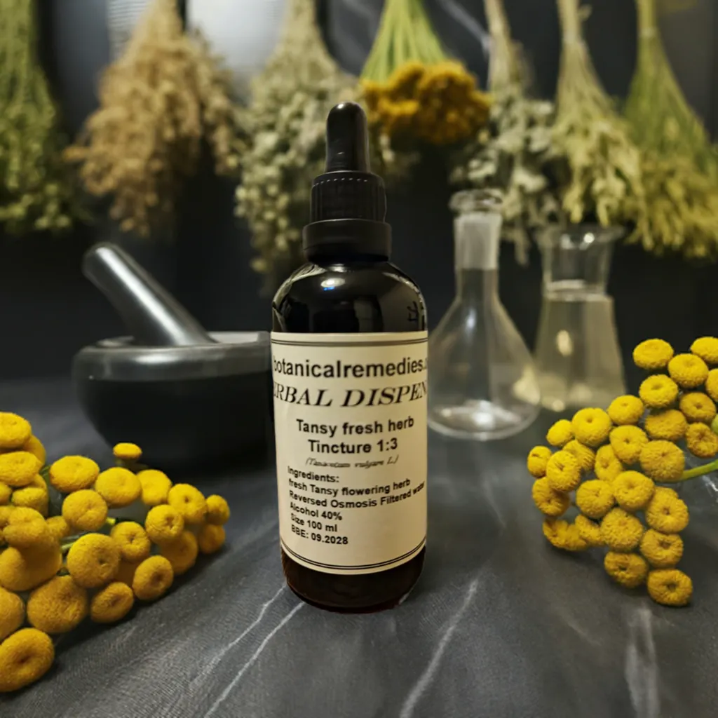 Tansy Tincture fresh (Tanacetum vulgare L.) 1:3 45% Botanical Remedies 100ml