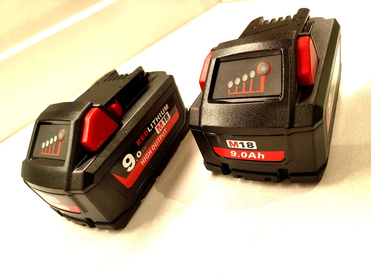 Compatible 2x 18V 9.0Ah Battery for Milwaukee M18 48-11-1860