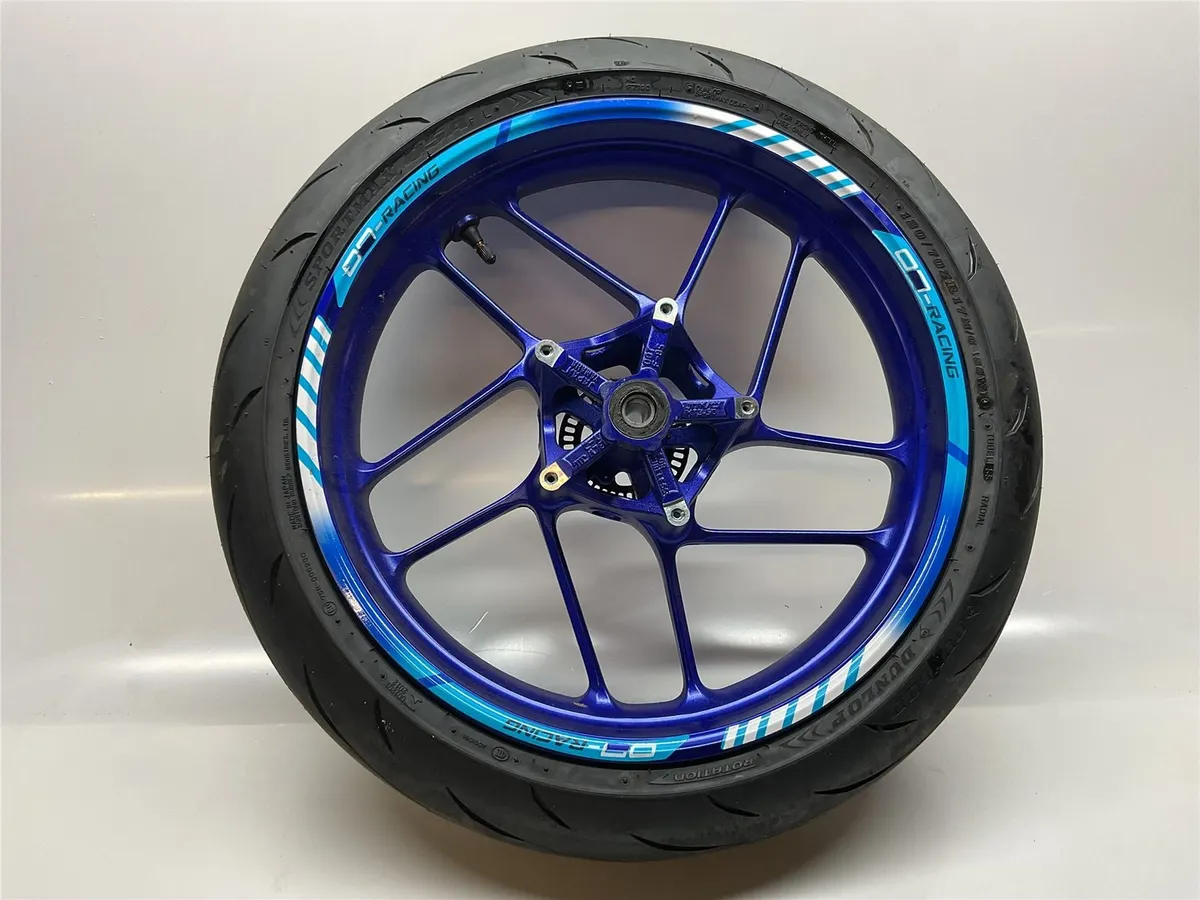 2025 Yamaha MT-07 Front Wheel Rim Blue Used OEM