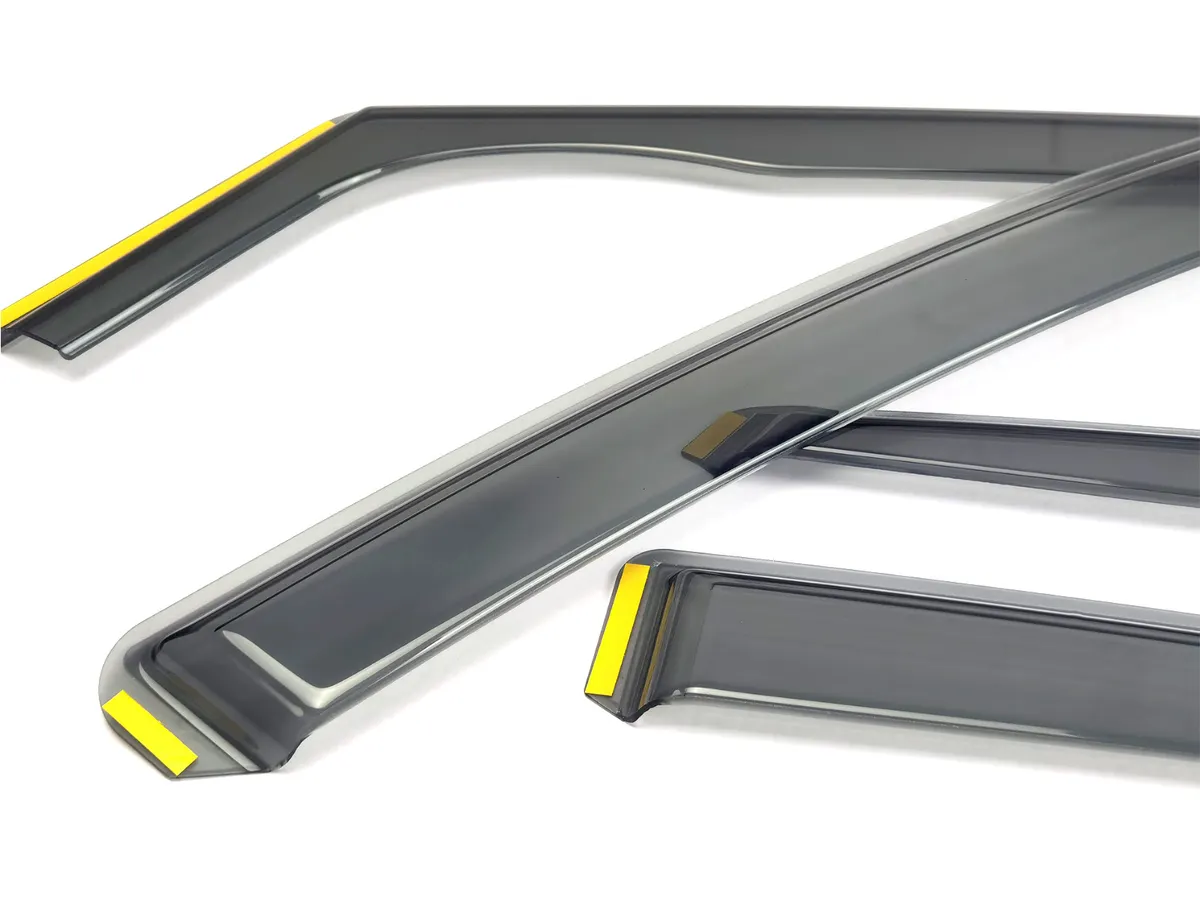 Translucent WIND DEFLECTORS for FORD FOCUS mk3 hatchback saloon 2011-2018 4pc