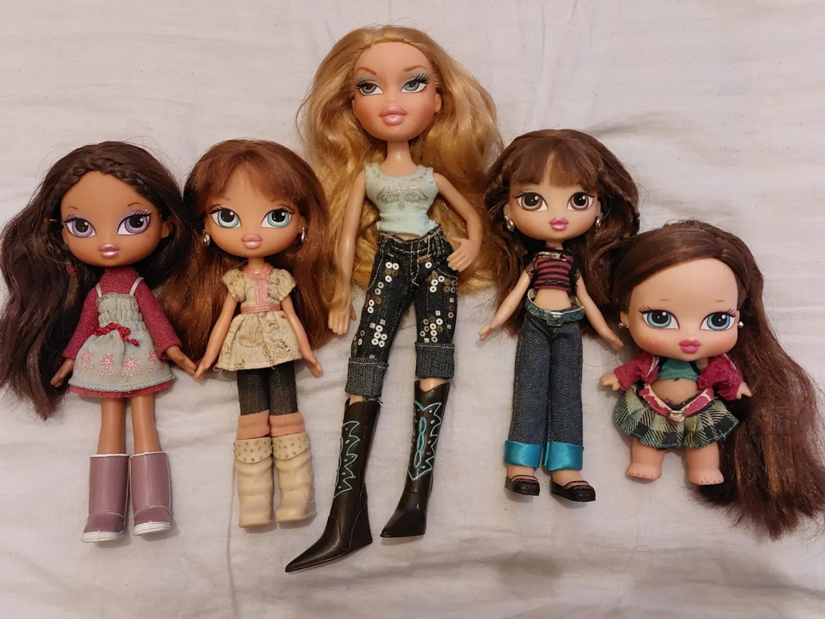 Bratz Cloe Kids Yasmin Meygan Lilani Kiani Dolls Set Lot Accs Used 2000s