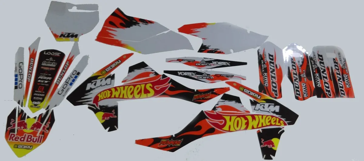 Ronnie Renner Hot Wheels KTM Graphics Kit SX SXF 2016-18 EXC 2017-19 NEW