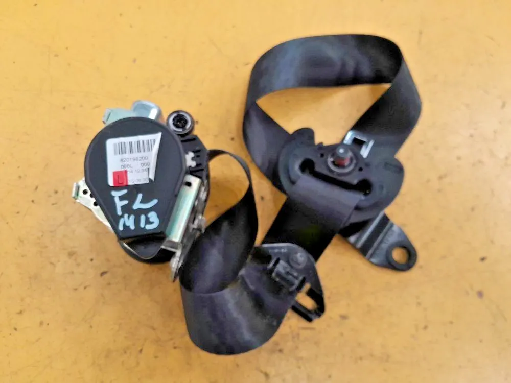 Used 2015 RANGE ROVER EVOQUE L538 NSF FRONT LEFT SEAT BELT BLACK OEM 620198200