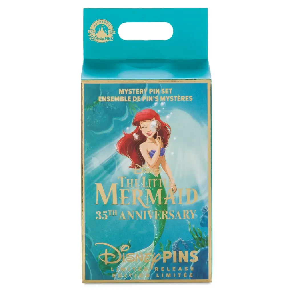 The Little Mermaid 35th Anniversary Limited Release Mystery Pin Set